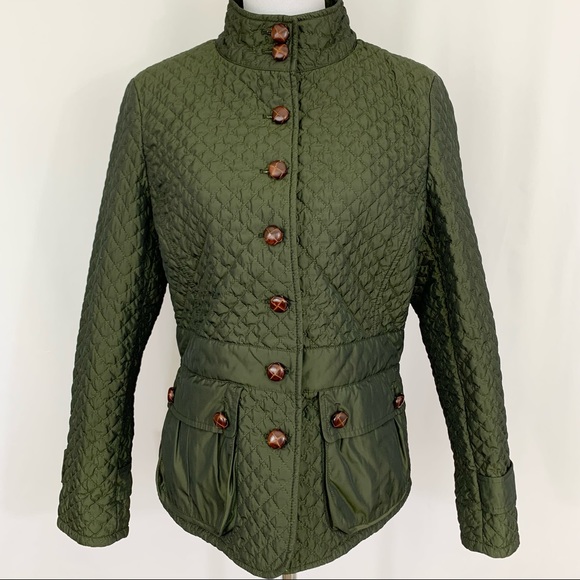 Burberry Jackets & Blazers - 💕Host Pick💕 Burberry Military Green Quilted Jacket